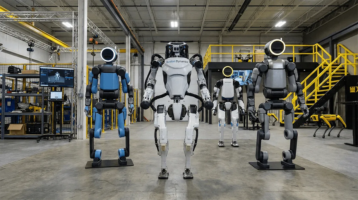 Modern robot - Boston Dynamics or similar