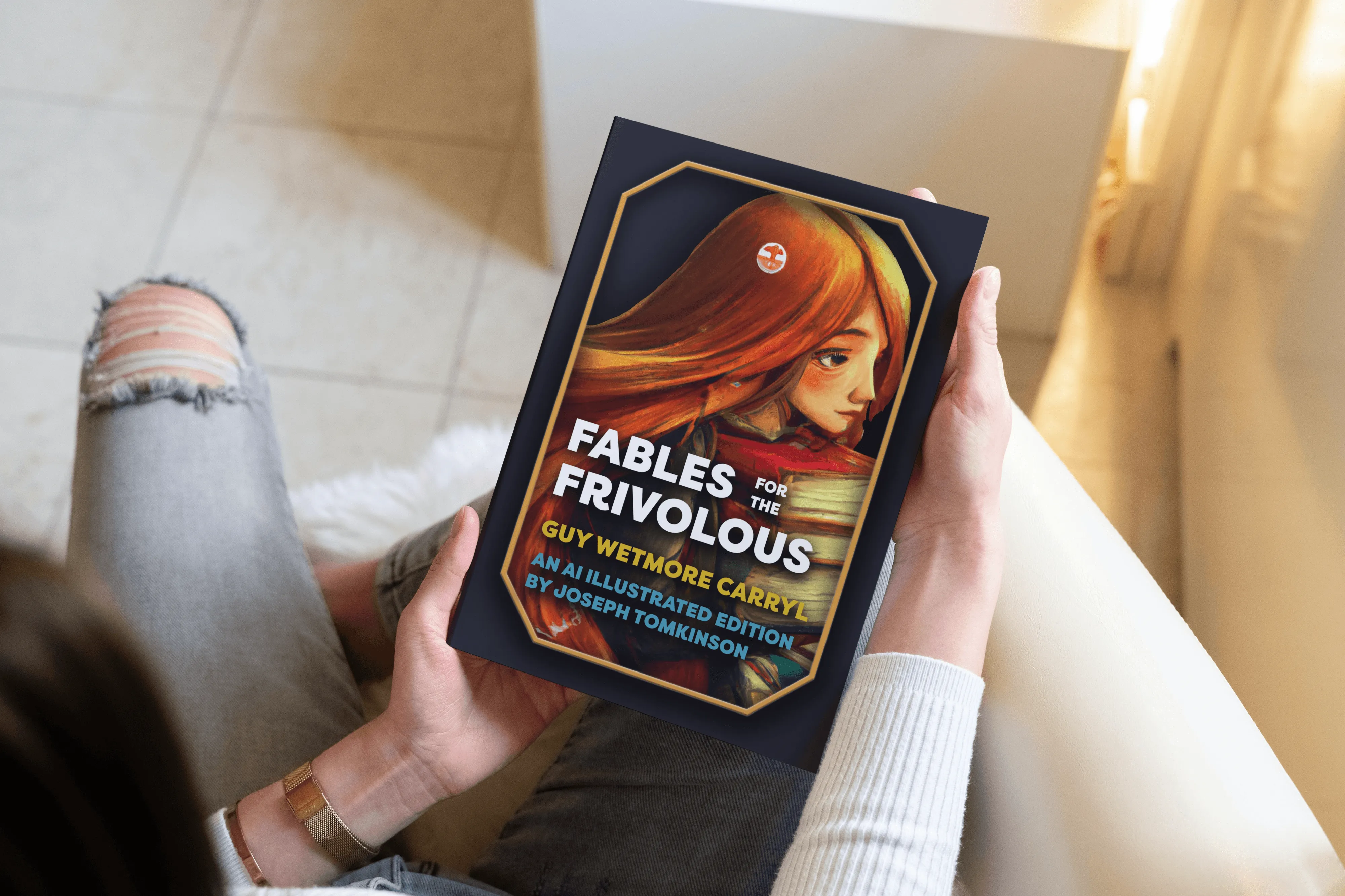 Sample AI-generated illustration from Fables for the Frivolous